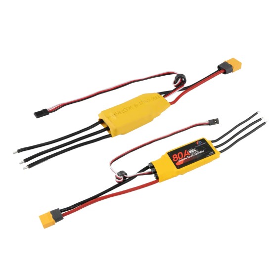 Offres Spéciales Flash passe-temps nouvelle technologie Spaceman 30080 80A 2-6S contrôleur de vitesse sans brosse 5V/7A UBEC hélicoptère RC sans brosse